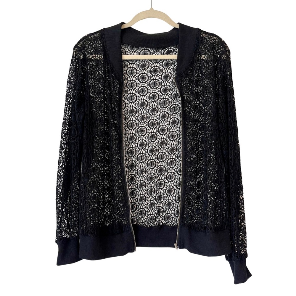 Lace Overlay Jacket